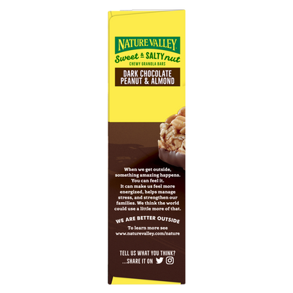 Nature Valley Sweet & Salty Dark Chocolate-Peanut & Almond Chewy Granola Bars 6ct