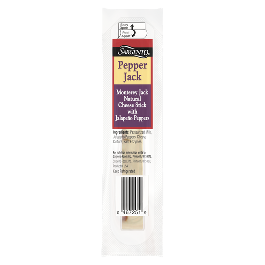 Sargento Natural Pepper Jack Cheese Stick - 1ct/.83oz