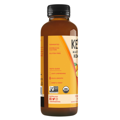 Kevita Pineapple Peach Kombucha 15.2oz Btl