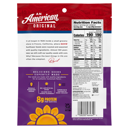 David's Sweet and Spicy Sunflower Seeds 5.25oz