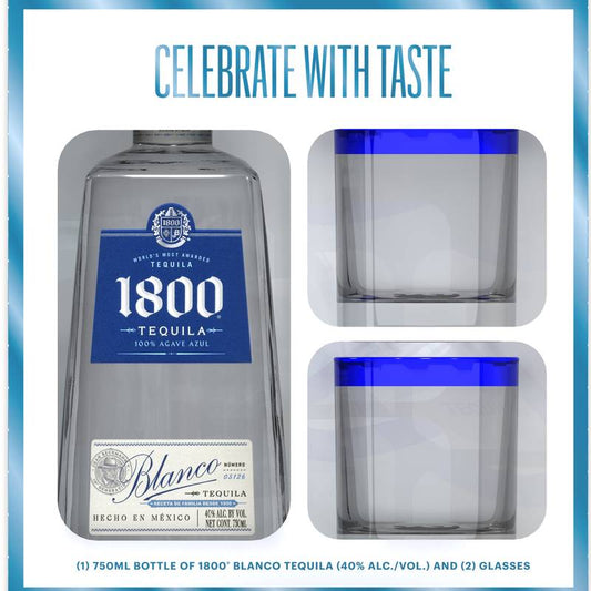 1800 Tequila Blanco Gift Set