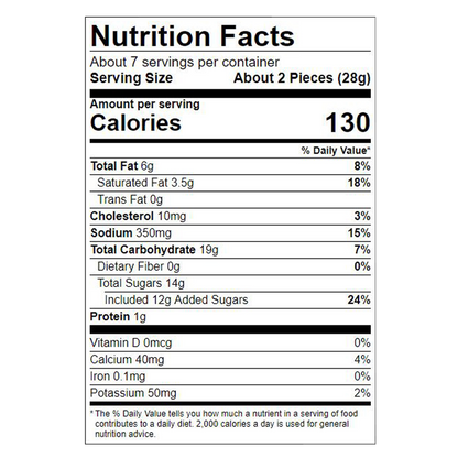 Sanders Milk Chocolate Sea Salt Caramels 7oz