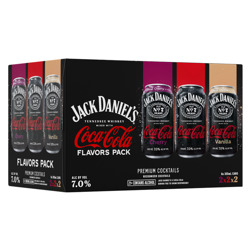 Jack & Coke Variety Pack 6pk 12oz Can 7% ABV