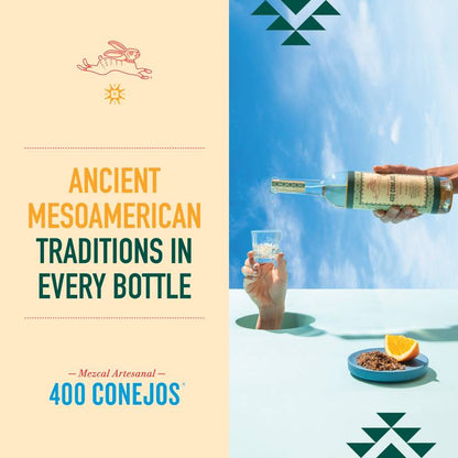 400 Conejos Reposado Mezcal 750ml (80 Proof)