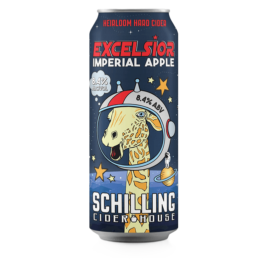 Schilling Excelsior Imperial Apple 19.2oz Can