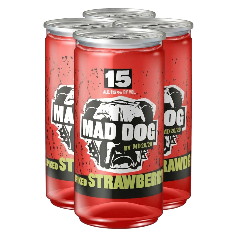 Mad Dog Spiked Strawberry 4-Pack