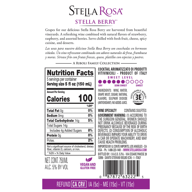 Stella Rosa Stella Berry 750ml