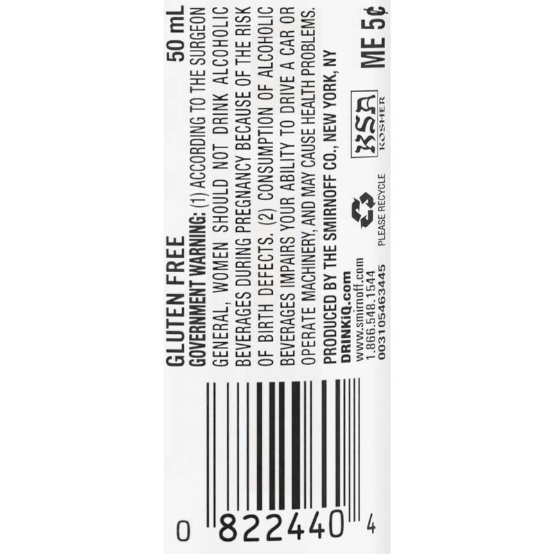 Smirnoff Pineapple Vodka 50ml