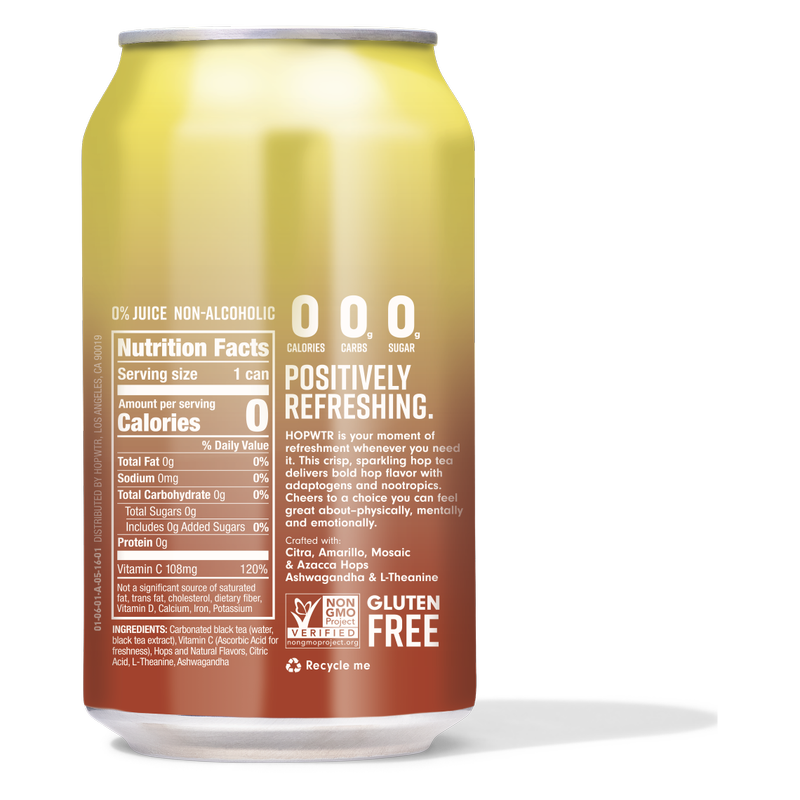 HOPWTR Iced Tea & Lemonade 6pk 12oz Can