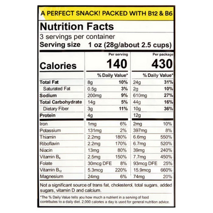 BjornQorn Classic Sun-Popped Corn, 3oz