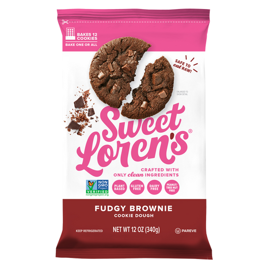 Sweet Loren's Fudgy Brownie Cookie Dough - 12oz