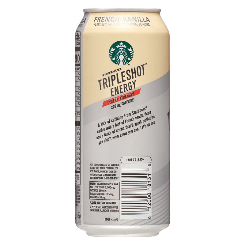 Starbucks Tripleshot Vanilla 15oz Can