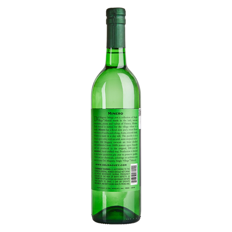 Del Maguey Minero Mezcal 750ml (100 Proof)