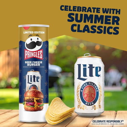 Pringles Beer Cheeseburger, 5.59 oz