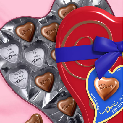 Dove Milk Chocolate Truffles Heart Tin - 5.82oz