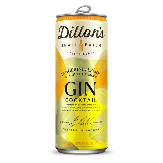 Dillon's Tangerine, Lemon, and Mint Gin Cocktail 5% ABV