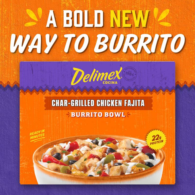 Delimex Char-Grilled Chicken Fajita Burrito Bowl 11oz