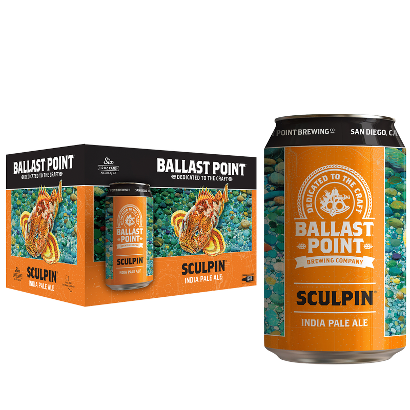 Ballast Point Sculpin IPA 6pk 12oz Can 7.0% ABV