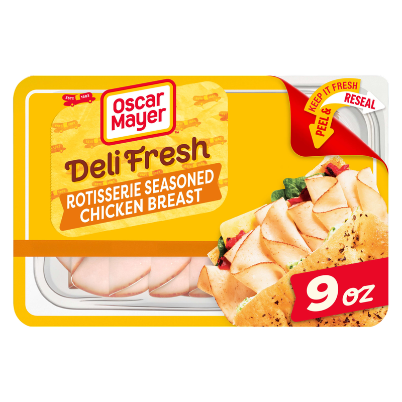 Oscar Mayer Deli Fresh Seasoned Rotisserie Chicken Breast - 9oz