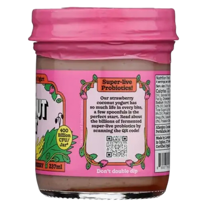 The Coconut Cult Harvest Strawberry Probiotic Coconut Yogurt - 8oz