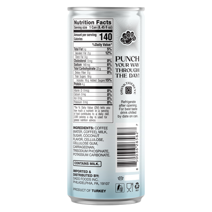 Tiger Eye Iced Coconut Latte 8.5oz Can
