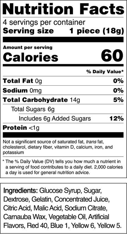 GUPPERZ Sour Squirt Grenades, 2.54 oz