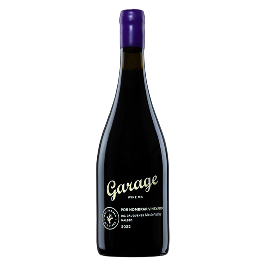 Garage Wine Co Malbec Por Nombrar Vineyard 750ml