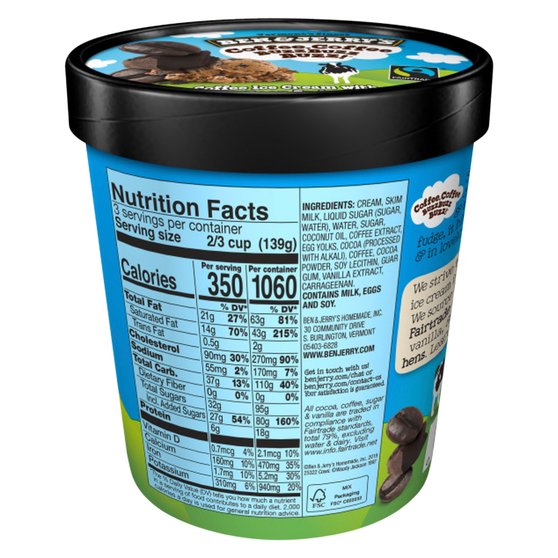 Ben & Jerry's Coffee,Coffee BuzzBuzzBuzz Pint