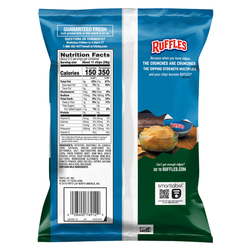 Ruffles Jalapeno Ranch 2.25oz