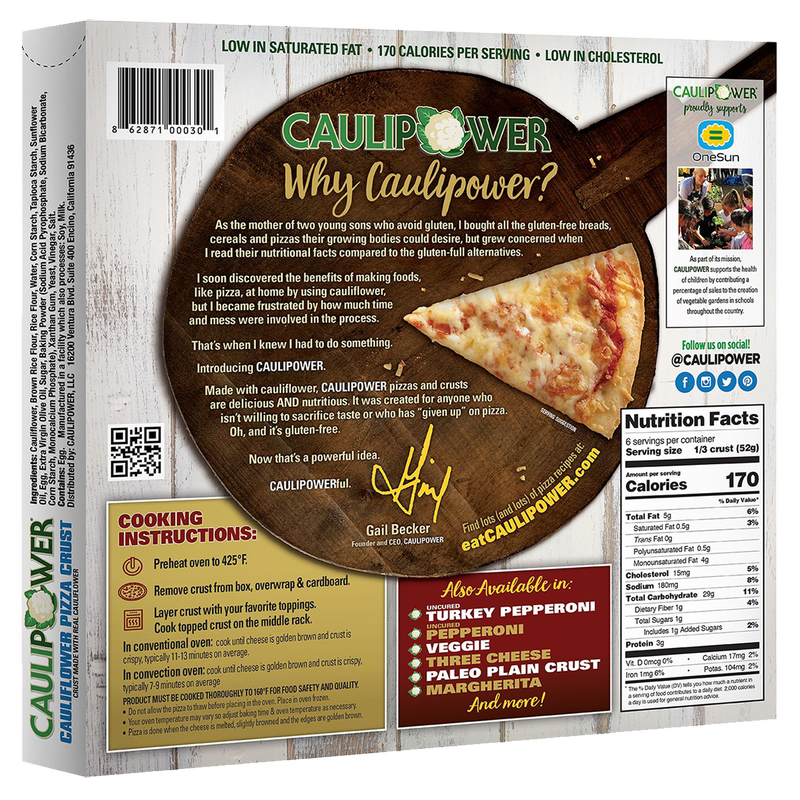 CAULIPOWER Cauliflower Pizza Crusts 2ct 11.5in 11oz