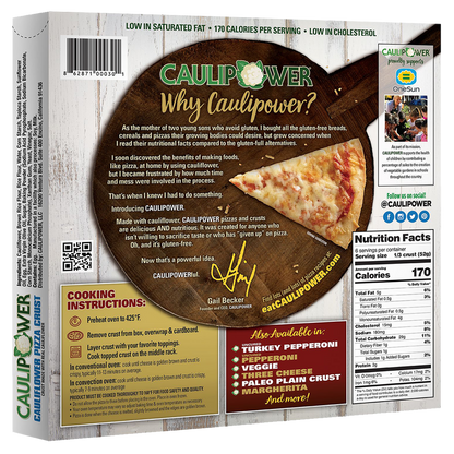 CAULIPOWER Cauliflower Pizza Crusts 2ct 11.5in 11oz