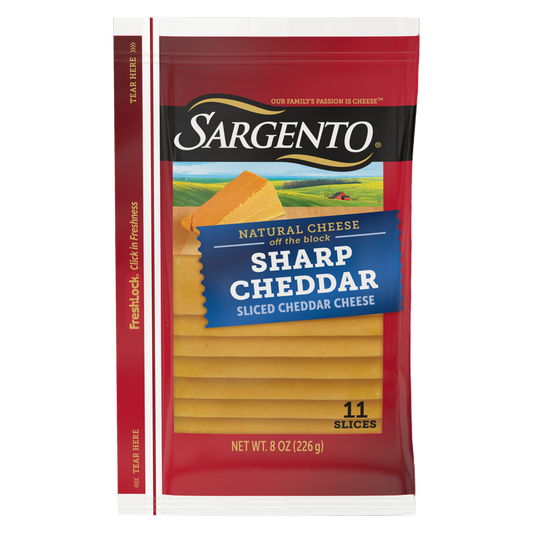 Sargento Natural Sharp Cheddar Cheese Slices - 11ct/8oz