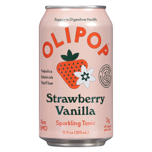 Olipop Strawberry Vanilla 12oz Can
