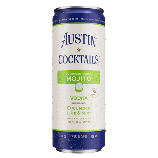 Austin Cocktails Cucumber Vodka Sparkling Mojito 250ml Can 12.5% ABV