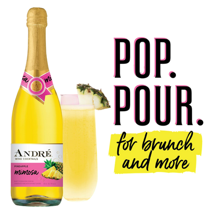 Andre Pineapple Mimosa  California Wine Based Cocktail