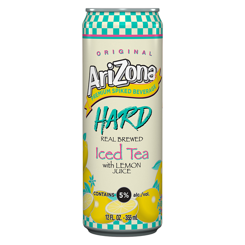 Arizona Hard Lemon Tea Single 12oz Can 5% ABV