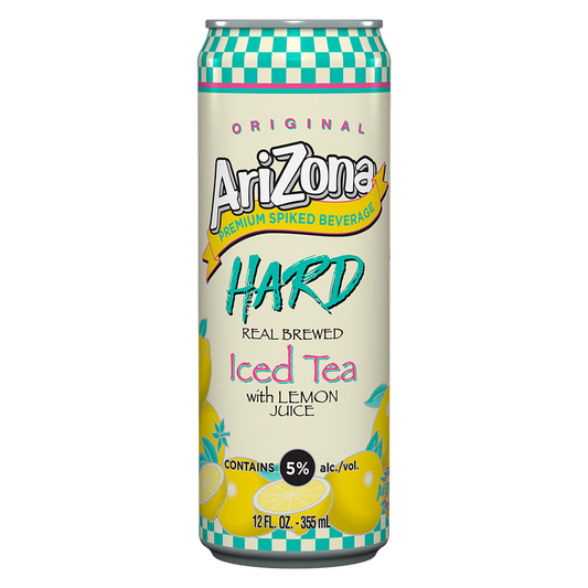 Arizona Hard Lemon Tea Single 12oz Can 5% ABV