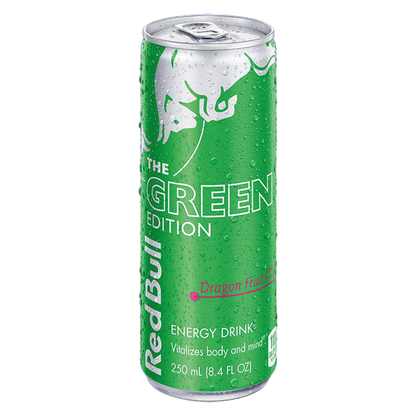 Red Bull Energy Drink The Green Edition Dragon Fruit 8.4oz Can