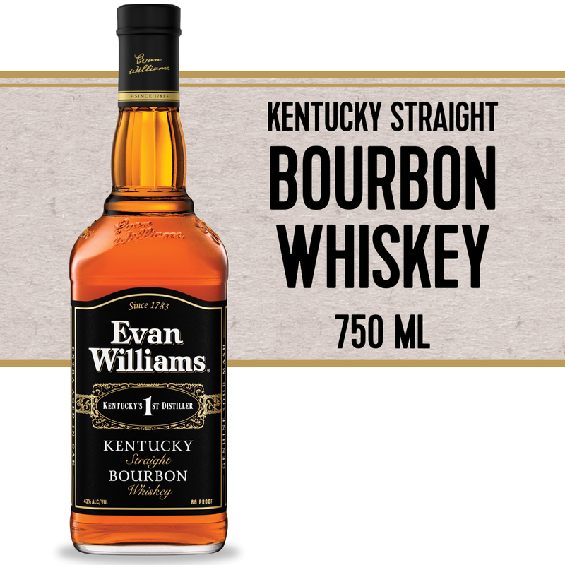Evan Williams Bourbon 750ml (86 Proof)