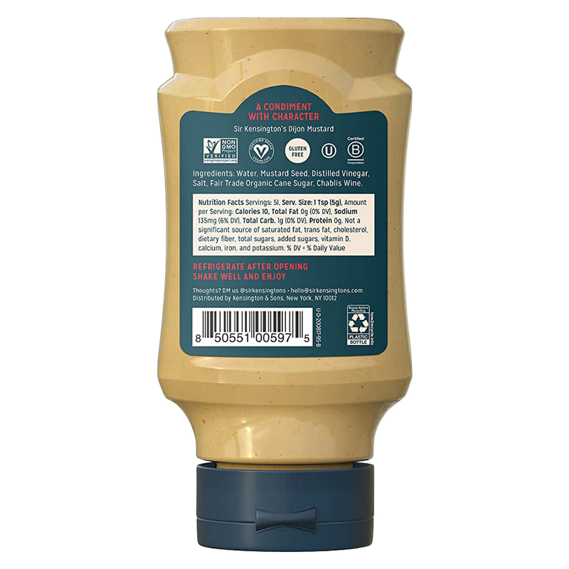 Sir Kensington's Dijon Mustard 9oz