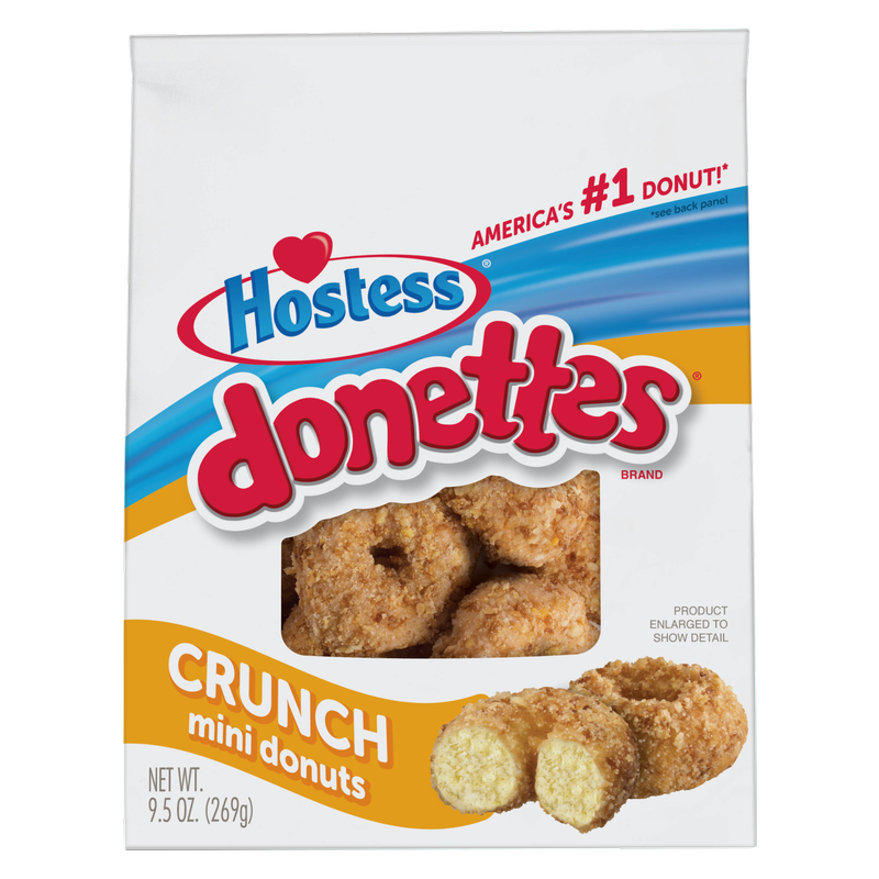 Hostess Crunch Mini Donettes Bag, 9.5oz