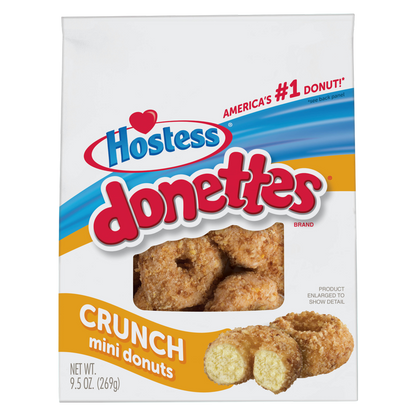 Hostess Crunch Mini Donettes Bag, 9.5oz