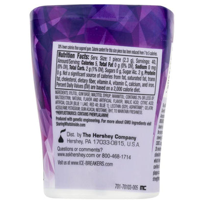 Ice Breakers Ice Cubes Artic Grape Bottle