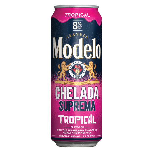 Modelo Chelada Suprema Tropical 24oz Can 8% ABV