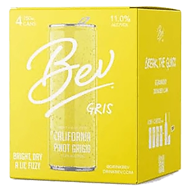 Bev Gris Pinot Grigio 4pk 250ml Can