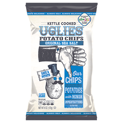 Uglies Original Sea Salt Kettle Cooked Potato Chips 6oz