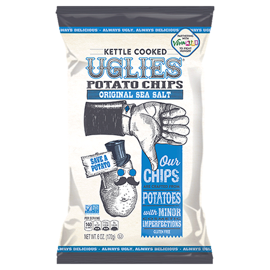 Uglies Original Sea Salt Kettle Cooked Potato Chips 6oz
