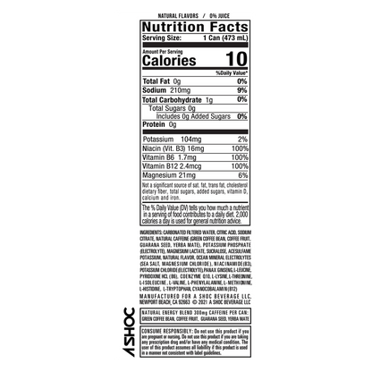 ASHOC Orange Freeze 16oz