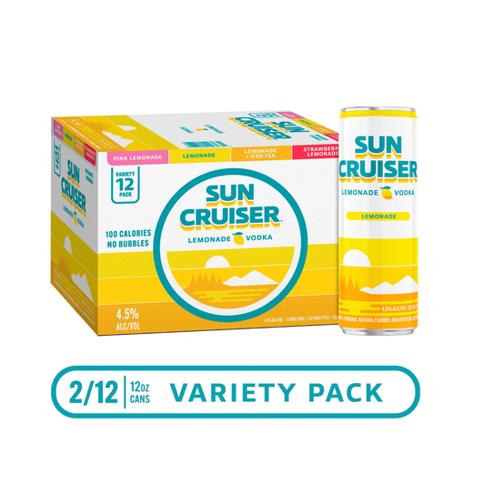 Sun Cruiser Lemonade + Vodka Variety 12pk 12oz Can