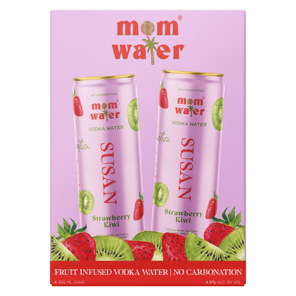 Mom Water Susan Strawberry Kiwi 4pk 12oz Can 4.5% ABV